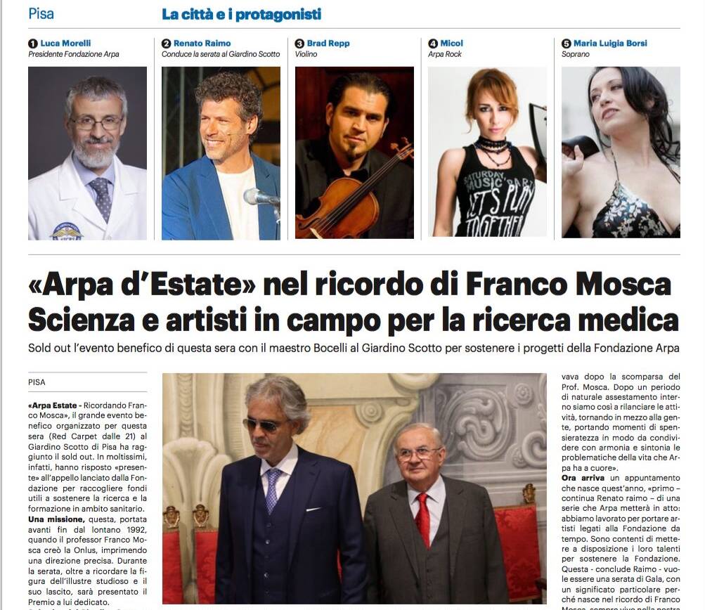 Rassegna stampa Arpa